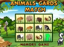 Animals Cards Match